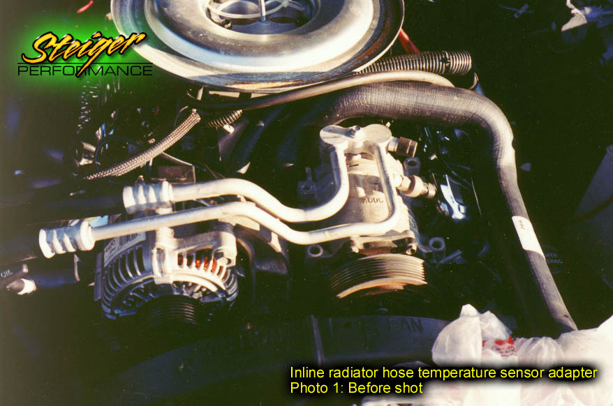 Steiger Performance Inline radiator hose temperature sensor adapter